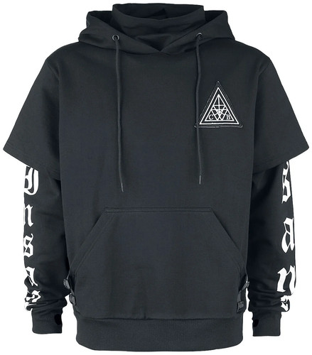 Chemical black kapuzenpullover - black,