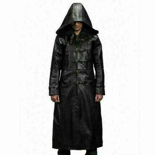 Lang gothic leder - lang, mit