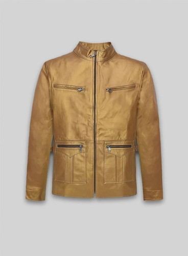 Herren echt leder metallic - herren,