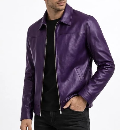 Herren premium lila - lila, lammfell