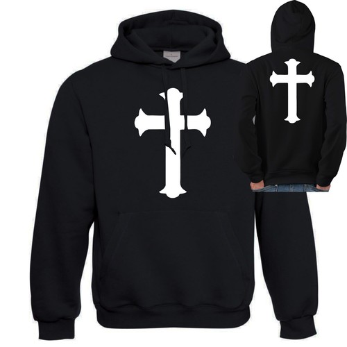 Eaks hoodie motiv kreuz - eaks®,