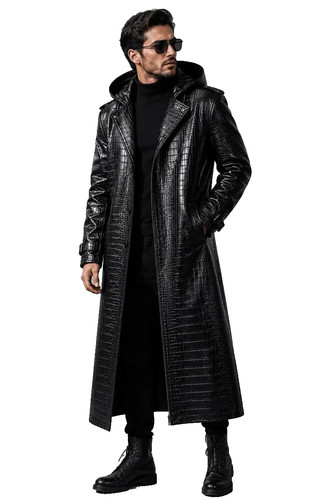 Herren crocodile embossed - herren, crocodile-embossed