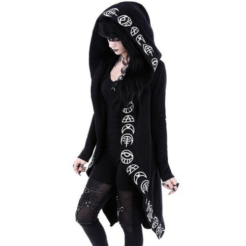 Kapuzenmantel damen gothic - damen,
