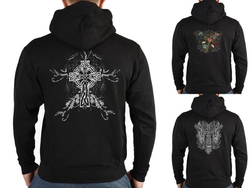 Kreuz zip kapuzensweater - kreuz,