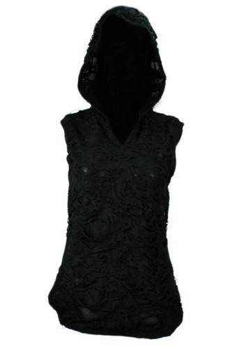 Gothic frauen kapuzen - frauen, fetzen