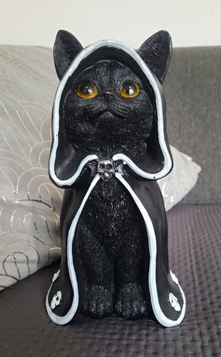 Gothic katzenfigur mit - katzenfigur,