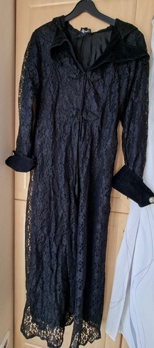 Langes gothic cape mantel - -,