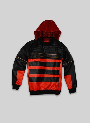 Herren echt leder kapuzenjacke - herren,