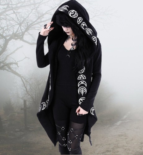 Gothic okkult mantel jacke - gothic,